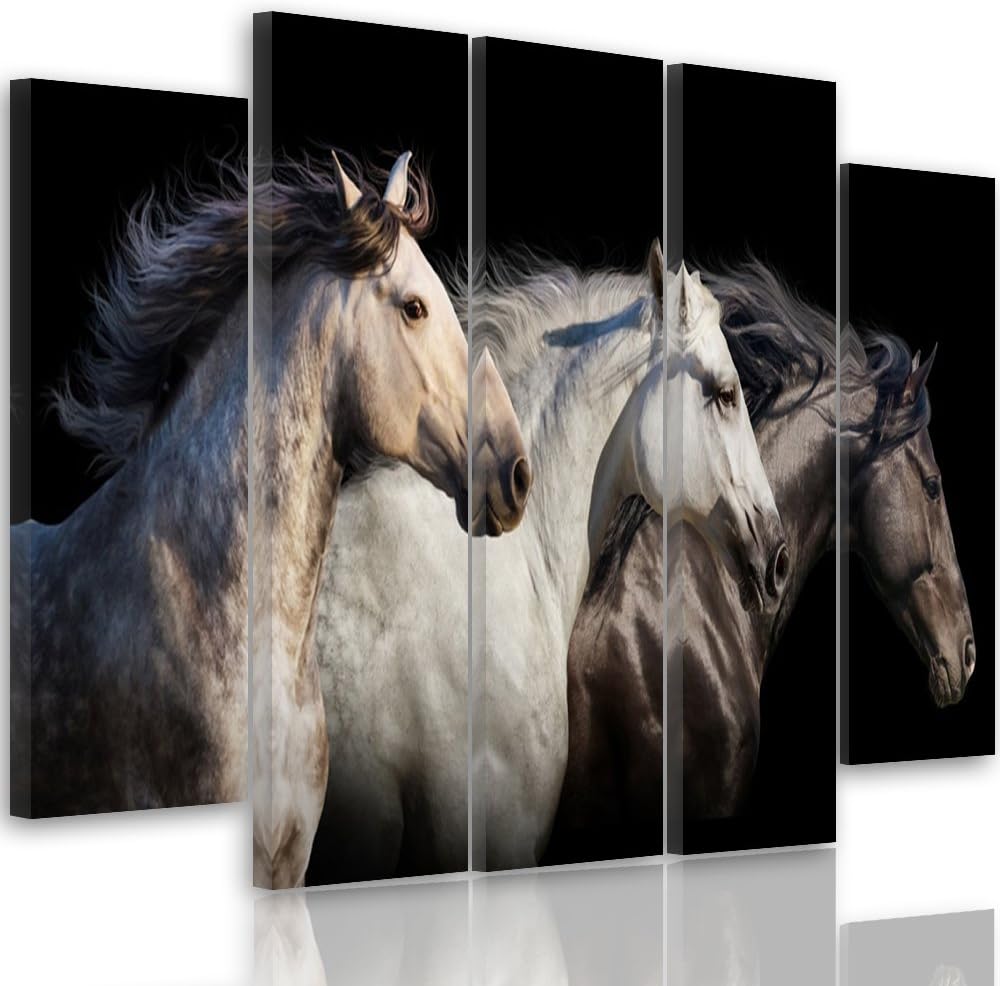 tableau mural 3 chevaux
